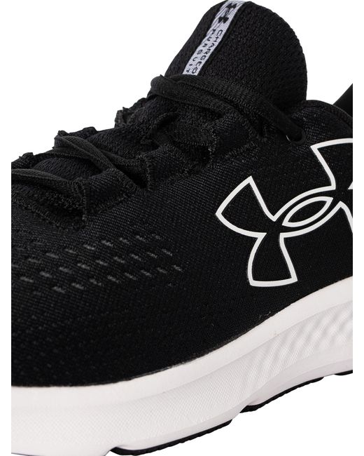 Under Armour Black Charged Pursuit 3 Big Logo Running Shoes for men