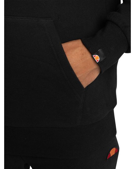 Ellesse Black Traccota Pullover Hood Tracksuit for men