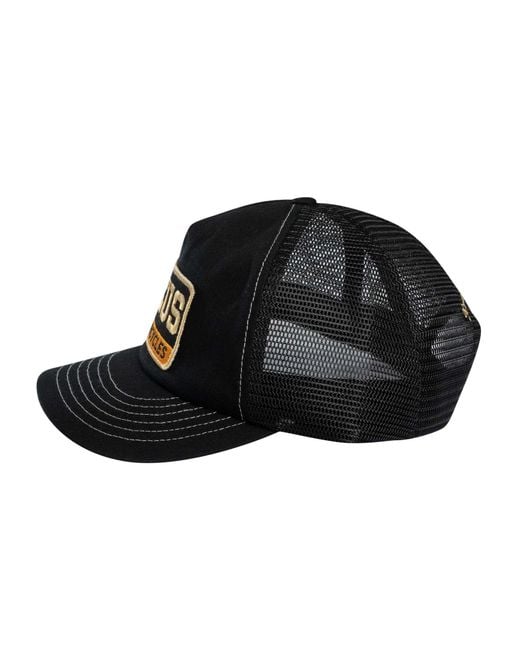 Deus Ex Machina Black Malden Trucker Cap for men