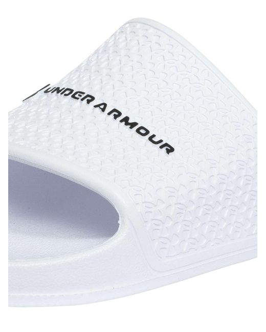 Under Armour White Lite Sliders for men