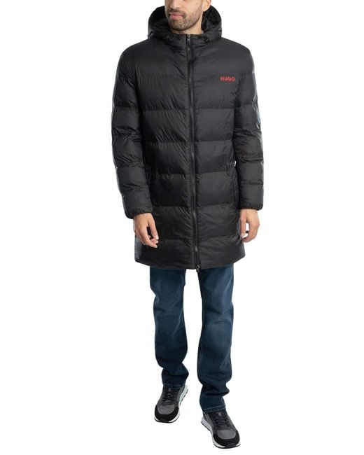 HUGO Gray Mati2441 Puffer Jacket for men