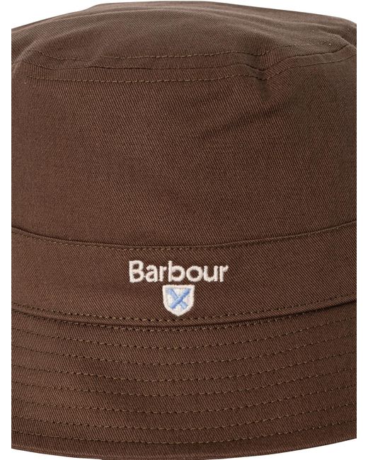 Barbour Brown Cascade Bucket Hat for men