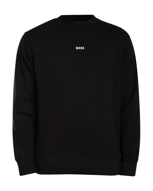 Boss Black Wesmallcrew Sweatshirt for men