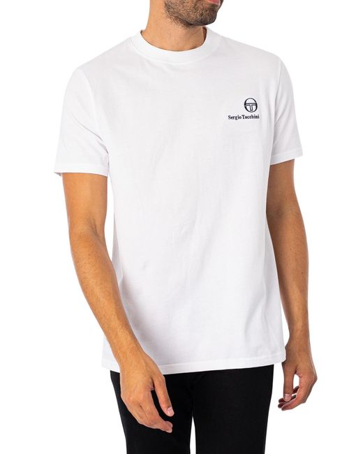 Sergio Tacchini White Felton T-shirt for men