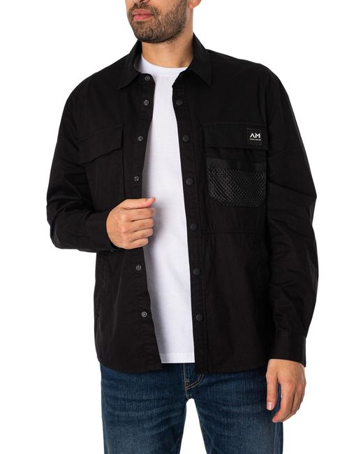 Antony Morato Black Regular Fit Twill Jacket for men