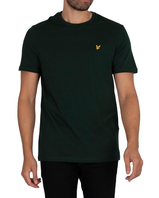 Lyle & Scott Green Logo T-shirt for men