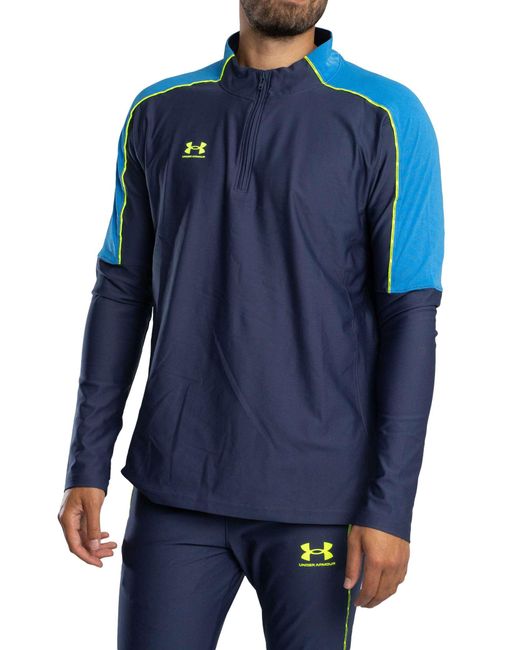 Under Armour Blue Challenger Pro Track Jacket for men