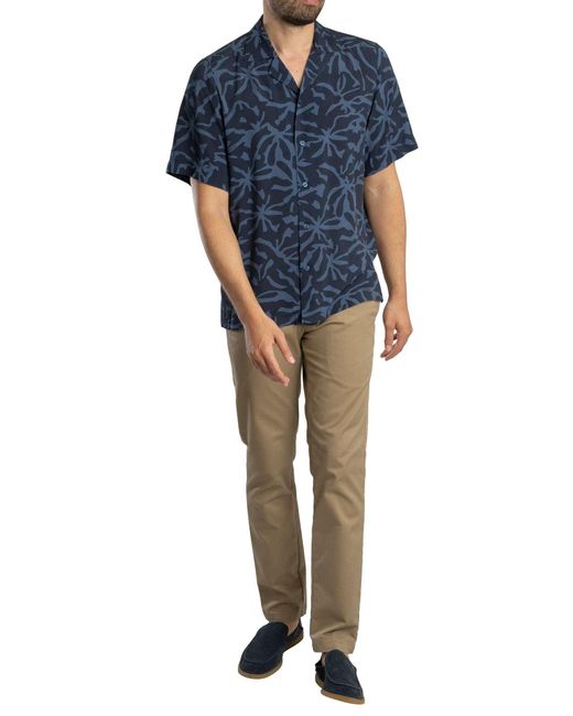 Boss Blue Rayer Shirt for men