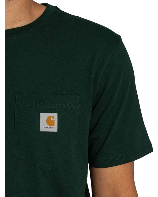 Carhartt Green Pocket T-shirt for men