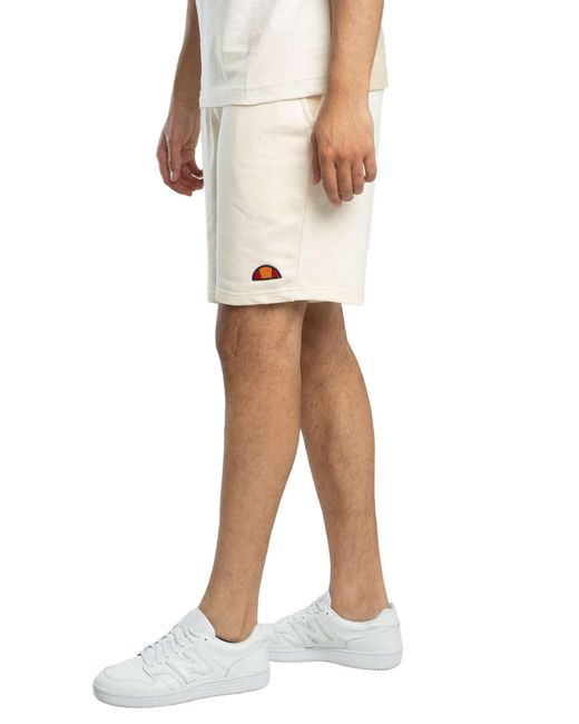 Ellesse White Westpalm Sweatshorts for men