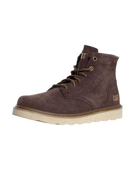 Caterpillar Brown Narrate Suede Boots for men