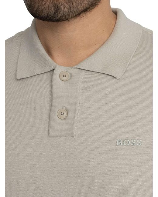 Boss Gray Asac Polo Shirt for men