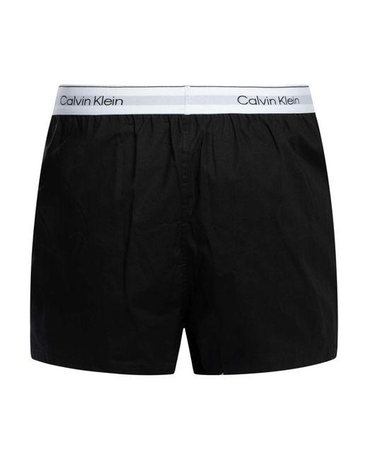 Calvin Klein Black 3 Pack Icon Slim Boxers for men