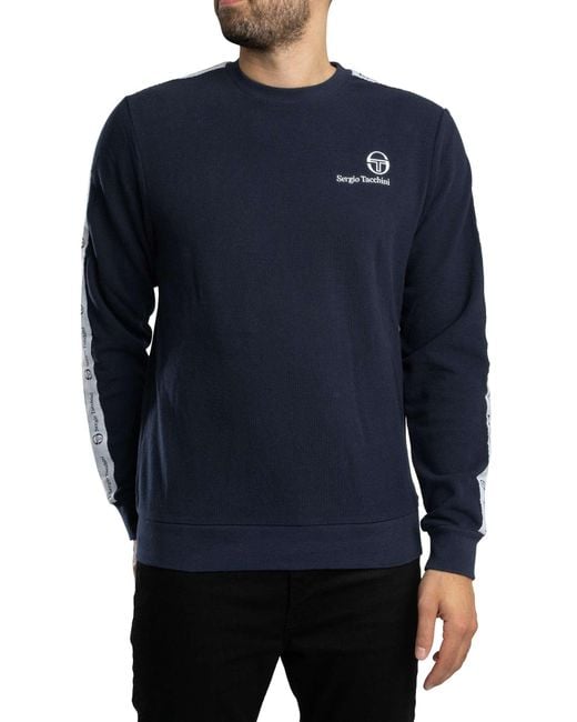 Sergio Tacchini Blue Delman Sweatshirt for men