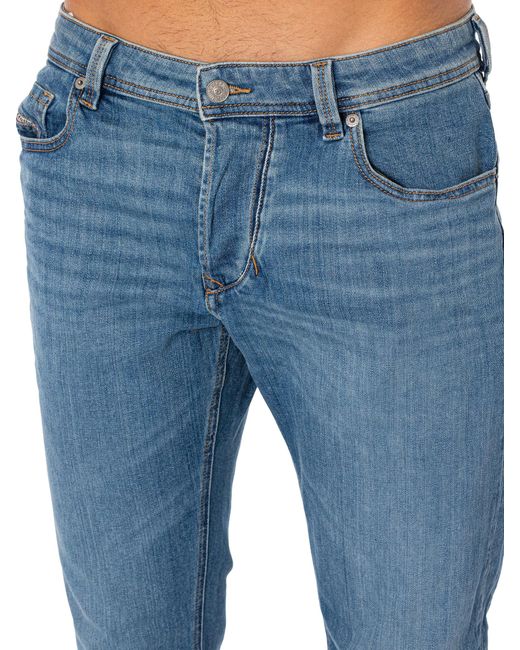 DIESEL Blue 1986 Larkee Regular Tapered Jeans for men
