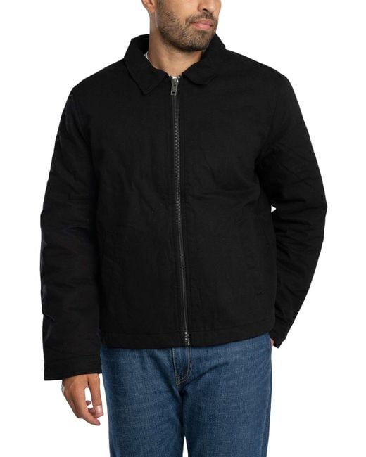 Jack & Jones Black Dover Worker Jacket for men