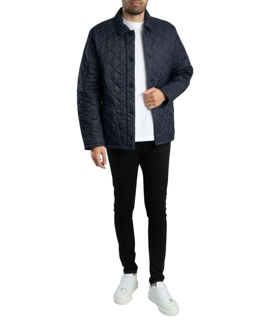 Barbour Blue Tyne Liddesdale Quilted Jacket for men