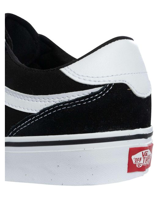 Vans Black Brooklyn Suede Trainers for men