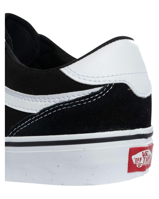 Vans Black Brooklyn Suede Trainers for men
