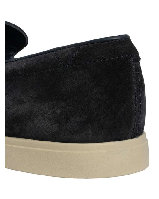 Clarks Black Torford Easy Suede Loafers for men