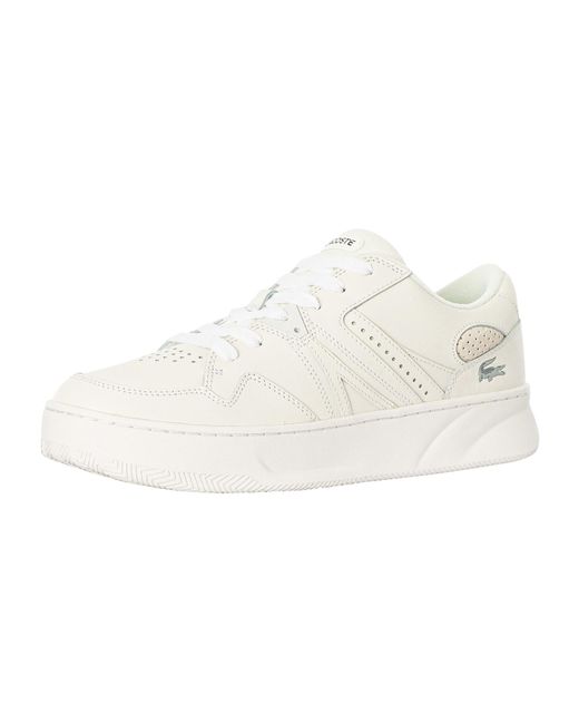 Lacoste White L005 222 2 Sma Leather Trainers for men