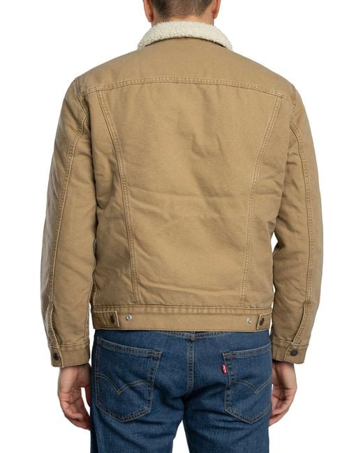 Levi's Natural Type 3 Sherpa Trucker Jacket for men