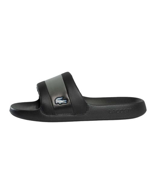 Lacoste Black 126 3 Cma Serve Sliders for men