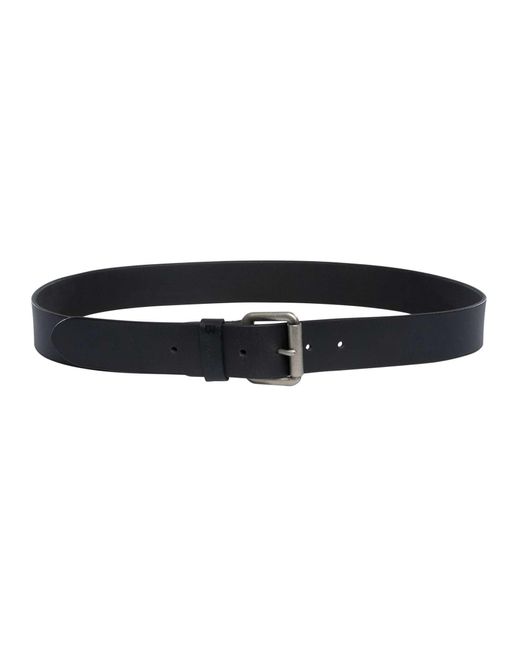 Barbour Black Allanton Leather Belt for men