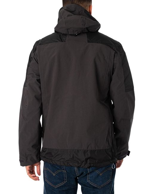 Regatta Black Highton Stretch Iii Waterproof Jacket for men