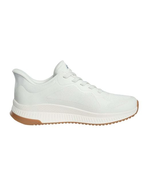 Skechers White Slip-ins Bobs Sport Squad Chaos 4 Trainers for men