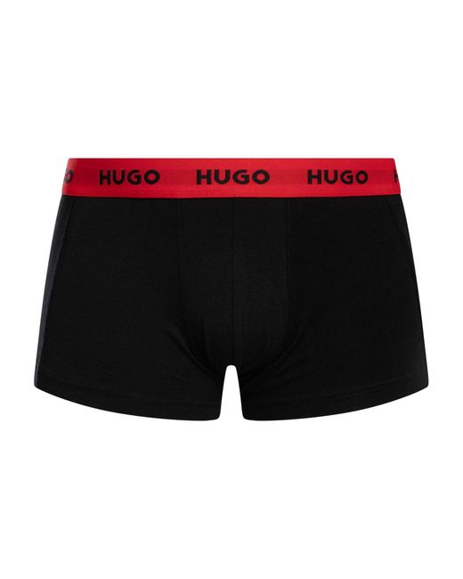 HUGO Black 3 Pack Trunks for men