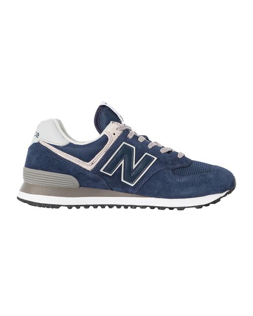New Balance Blue 574 Suede Trainers for men