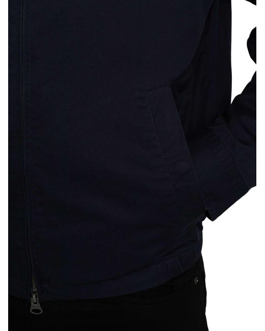 Gant Blue Cotton Windcheater Jacket for men