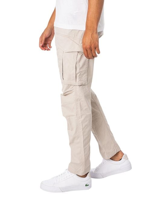 Replay Natural Logo Cargo Trousers for men