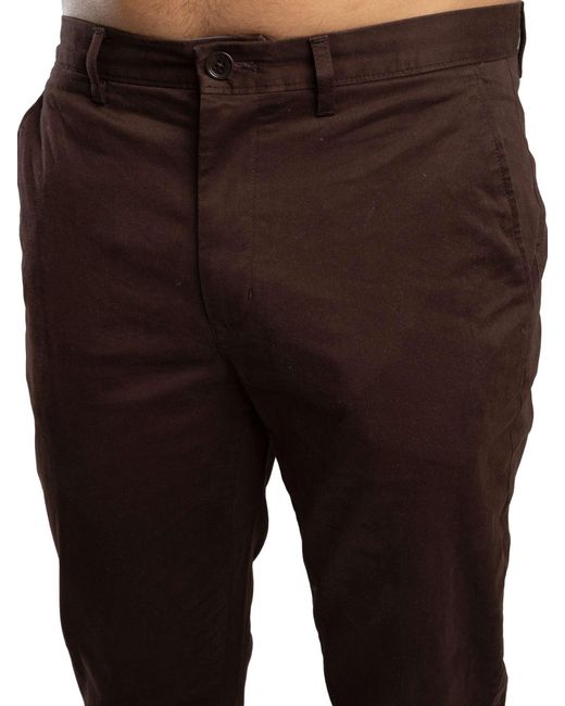 Tommy Hilfiger Black Core Denton Essential Twill Chino Trousers for men