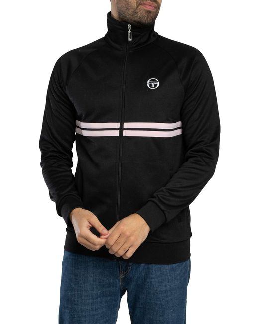 Sergio Tacchini Black Dallas Track Jacket for men