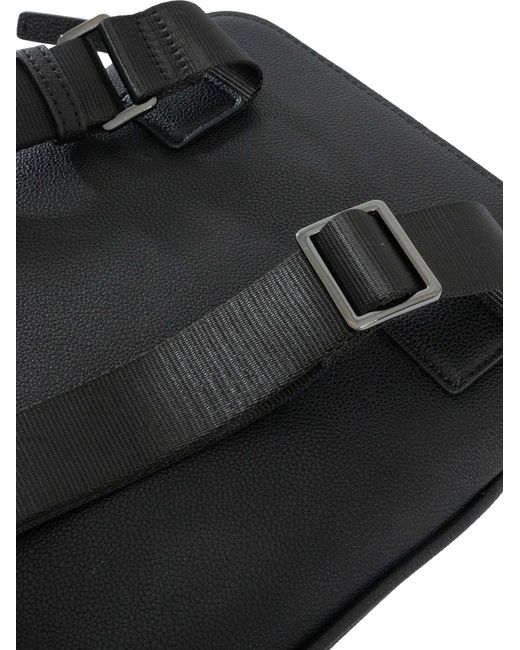 ARMANI EXCHANGE Blue Branded Square Crossbody Bag for men