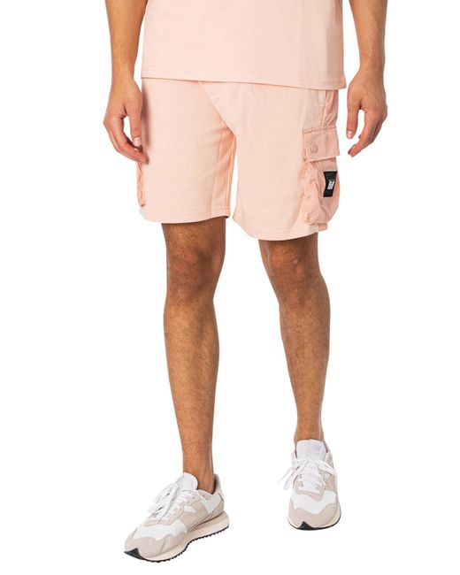 Weekend Offender Pink Sands Cargo Shorts for men