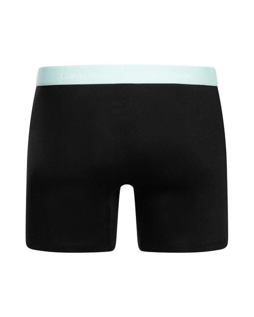 Calvin Klein Black 3 Pack Boxer Briefs for men