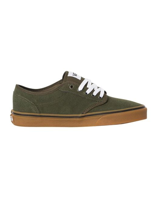 Vans Green Atwood Suede Trainers for men