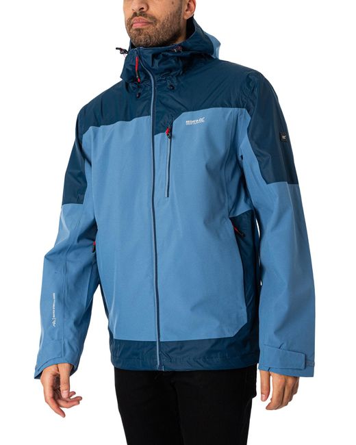Regatta Blue Highton Stretch Iii Waterproof Jacket for men