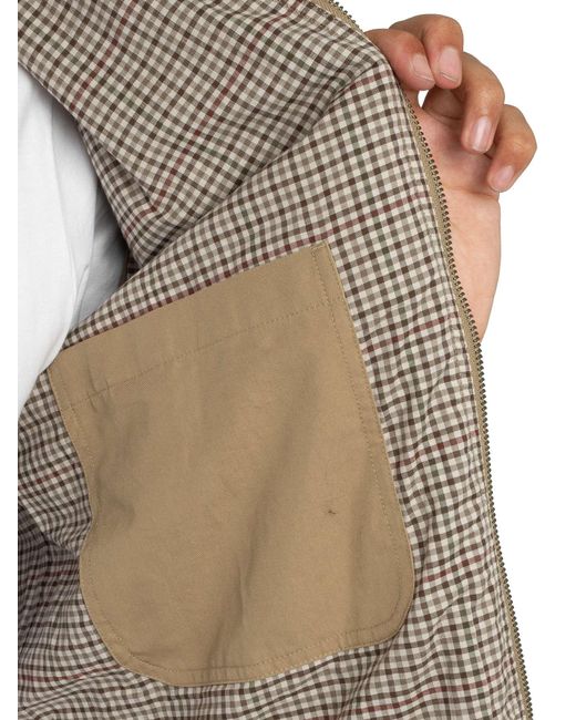 Gant Natural Cotton Blend Barn Jacket for men