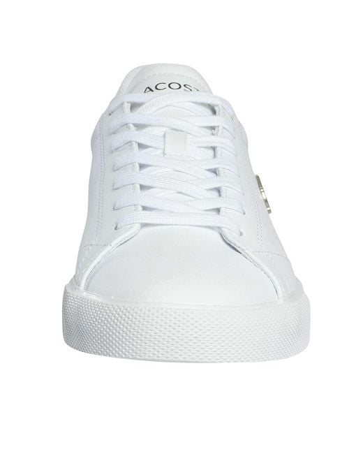 Lacoste White Lerond Set 225 2 Cma Leather Trainers for men