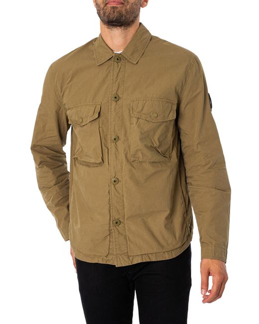 Marshall Artist Natural Parachute Cotton Overshirt for men
