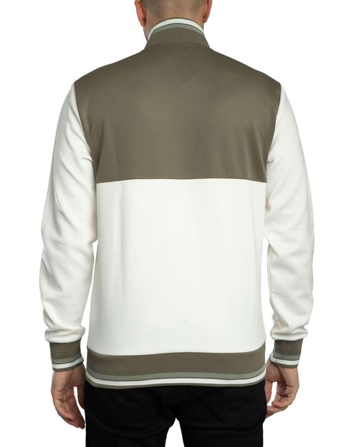 Ellesse White Vignola Track Jacket for men