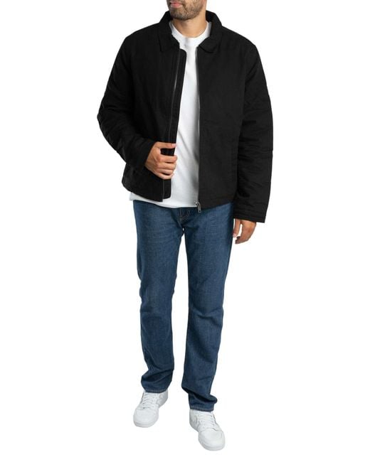 Jack & Jones Black Dover Worker Jacket for men