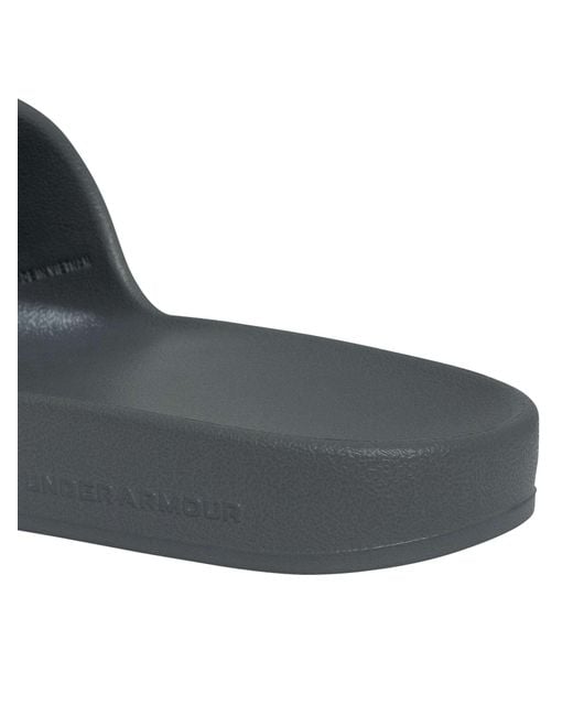 Under Armour Gray Lite Sliders for men