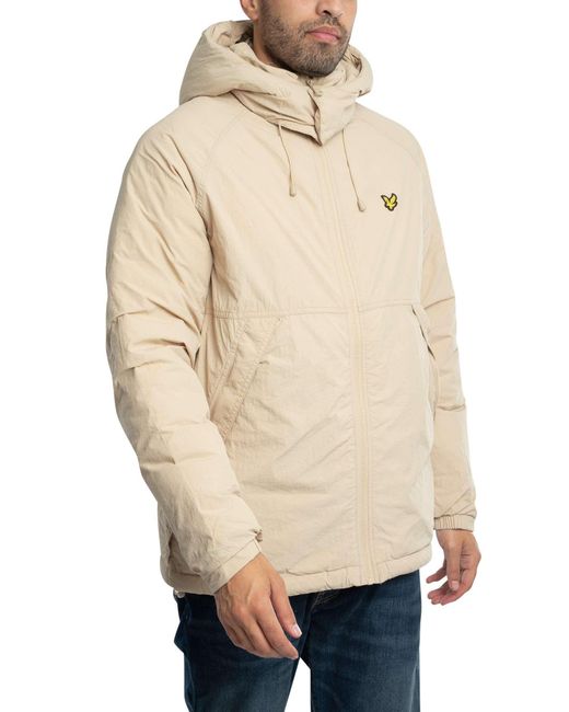 Lyle & Scott Natural Padded Puffer Jacket for men