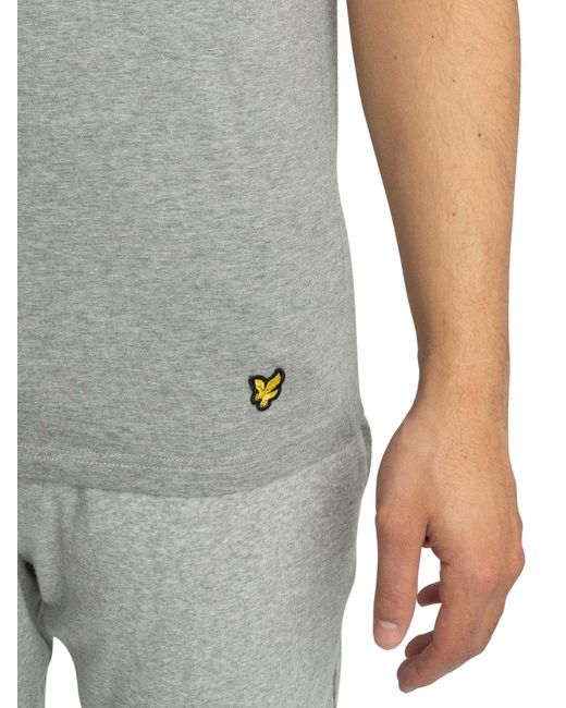 Lyle & Scott Black Basic 3 Pack T-shirt for men