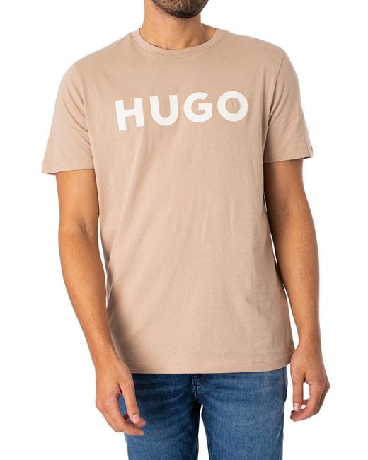 HUGO Blue Dulivio Graphic T-shirt for men